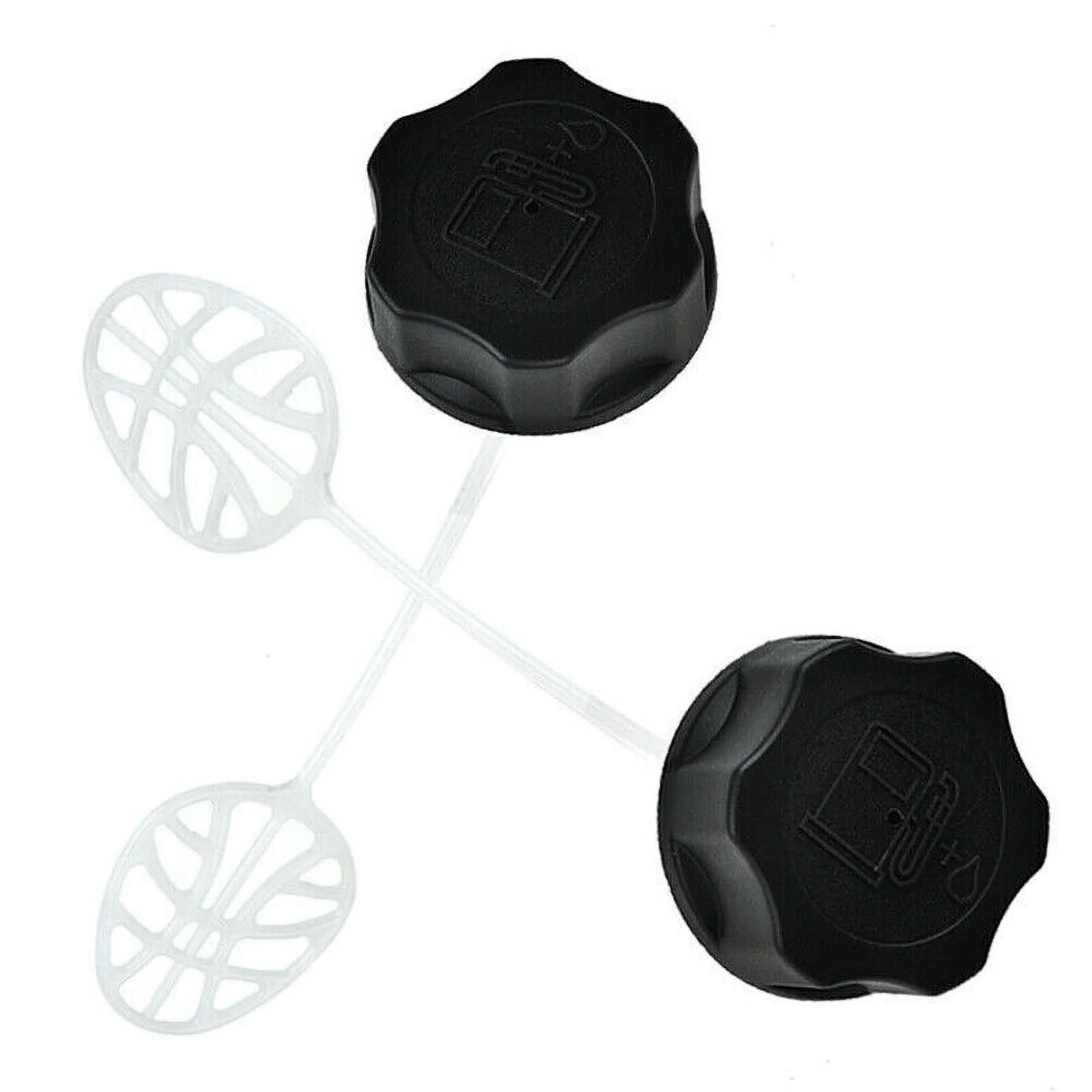 2x Replacement Fuel Tank Cap for Brush Cutter Compatible with Various Chainsaw Mowers