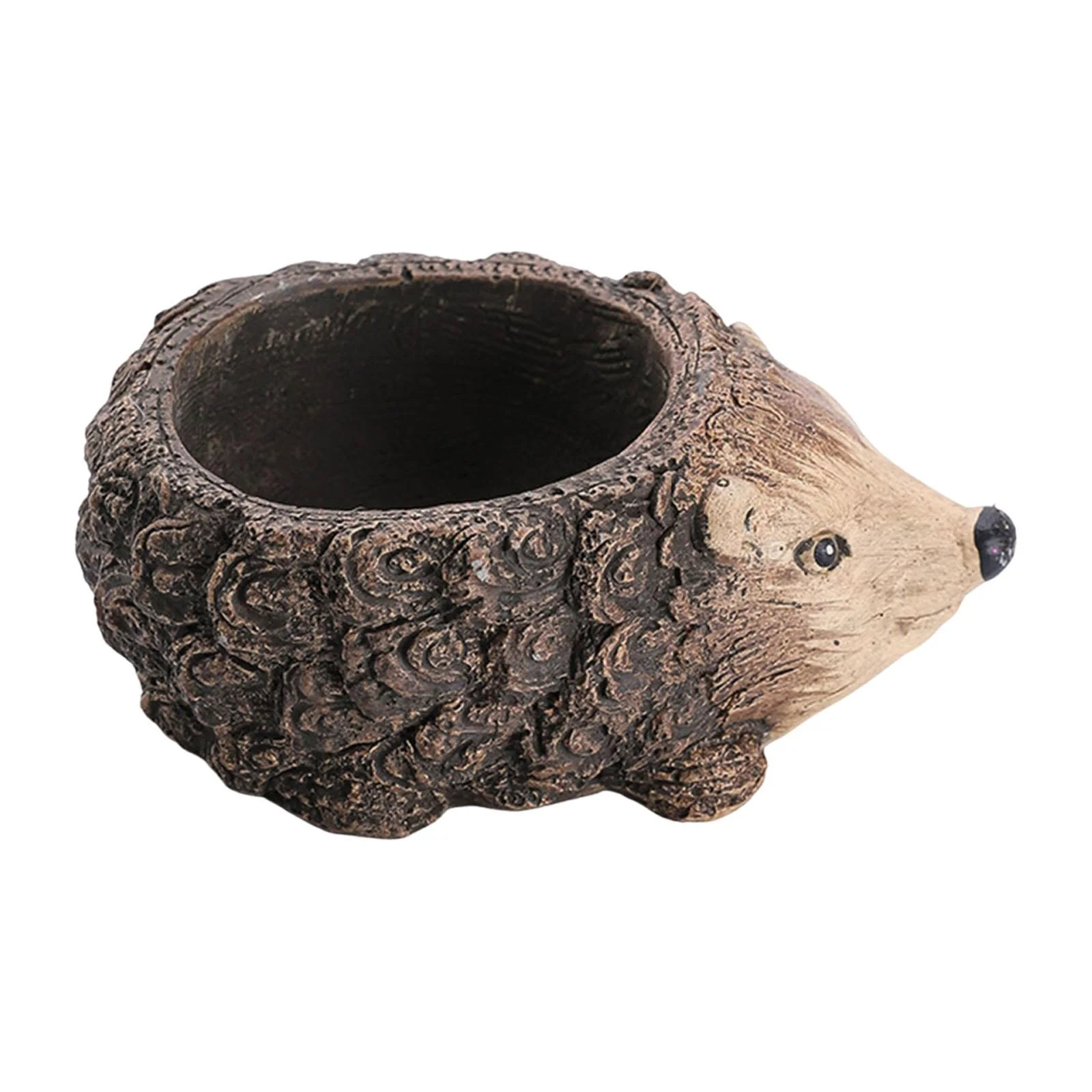 Menolana Animal Planter Pot Animal Flower Pot Desktop Craft Art Creative Flowerpot Bonsai Pot for Bookshelf Gift Hotel Backyard Office Hedgehog