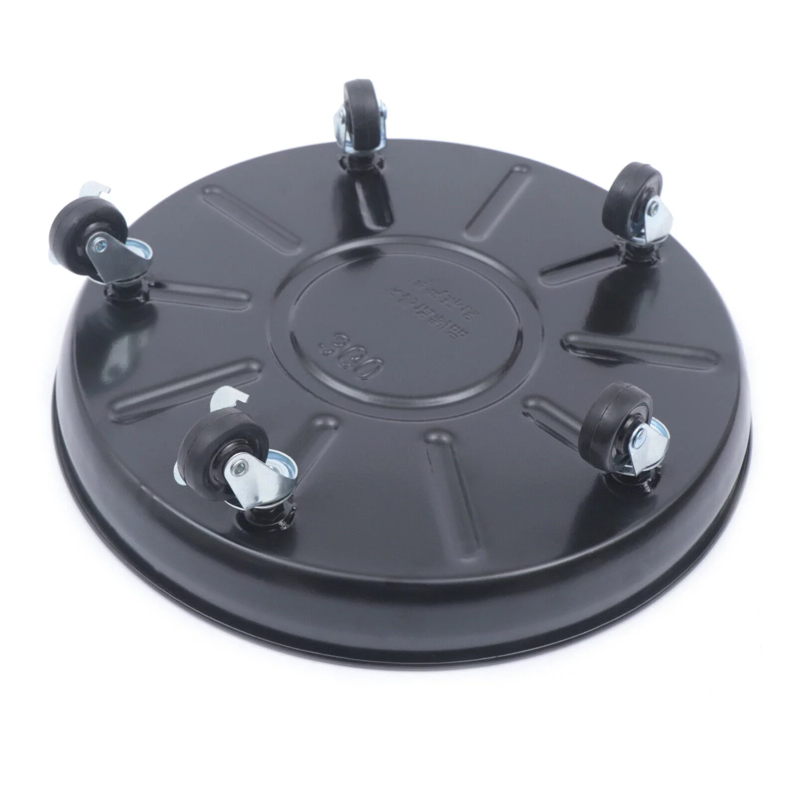 Miumaeov 3Pcs Flower Pot Tray Heavy Duty Plant Dolly Planter Mover Stand Round Plate with Wheels