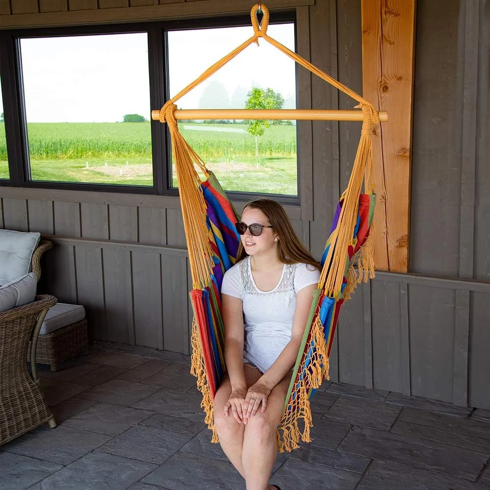 Vivere Brazilian Hammock Chair, Tropical