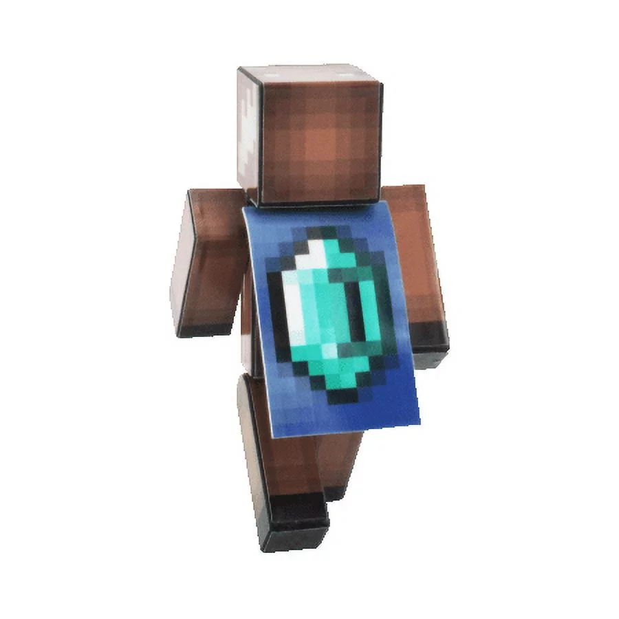 Canadian Moose Action Figure Toy, 4 Inch Custom Series Figurines by EnderToys [Not an official Minecraft product]