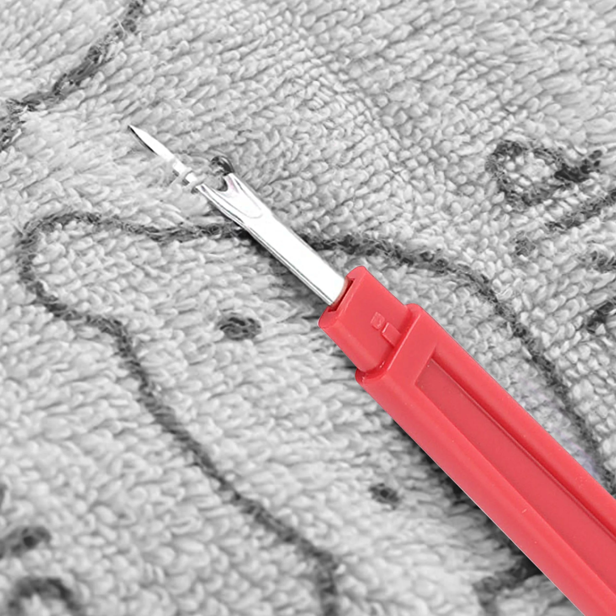 Uxcell 0.2cm Handle Sewing Stitch Thread Seam Ripper Cutter Tool Plastic Red
