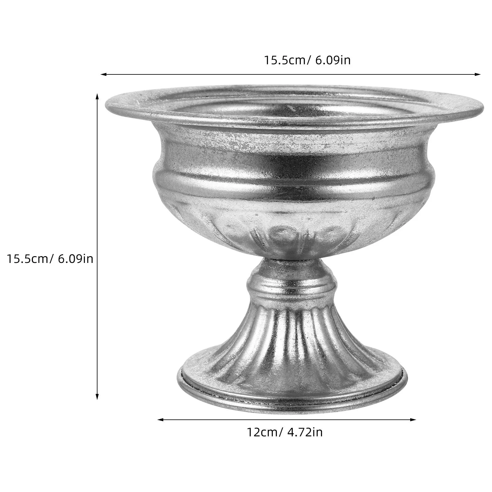 Jibingyi Wedding Metal Flower Pot Decorative European Style Party Flower Pot Planter for Yard Pathway