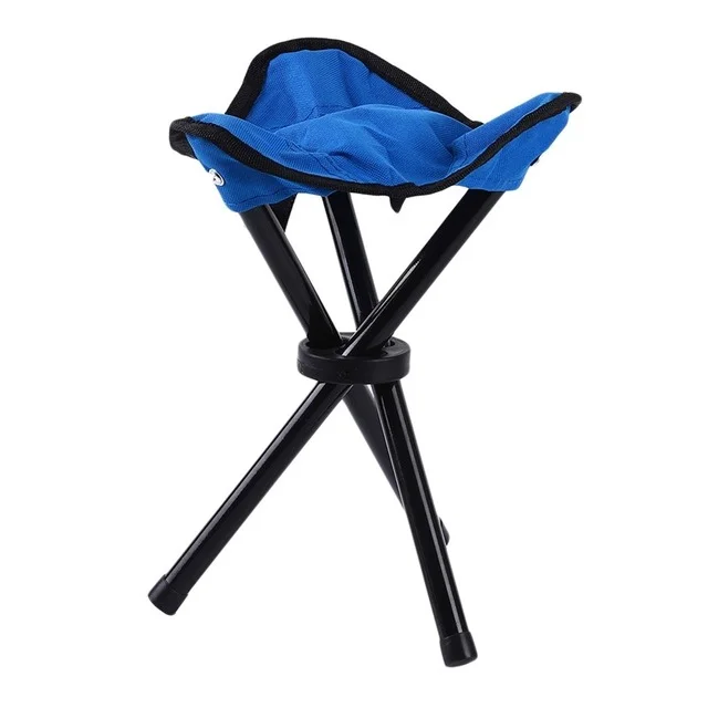 Outdoor Folding Camping Fishing Chair Sturdy Comfortable Stool Portable Backpack Seat Bag Economy Fishing Chair Hiking Seat