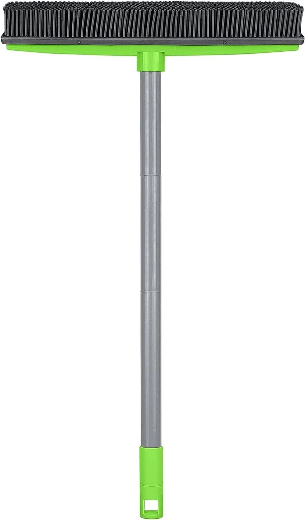 New Rubber Silicone Broom Pet Hair Remover with Telescoping Handle 31 inch to 58 inch