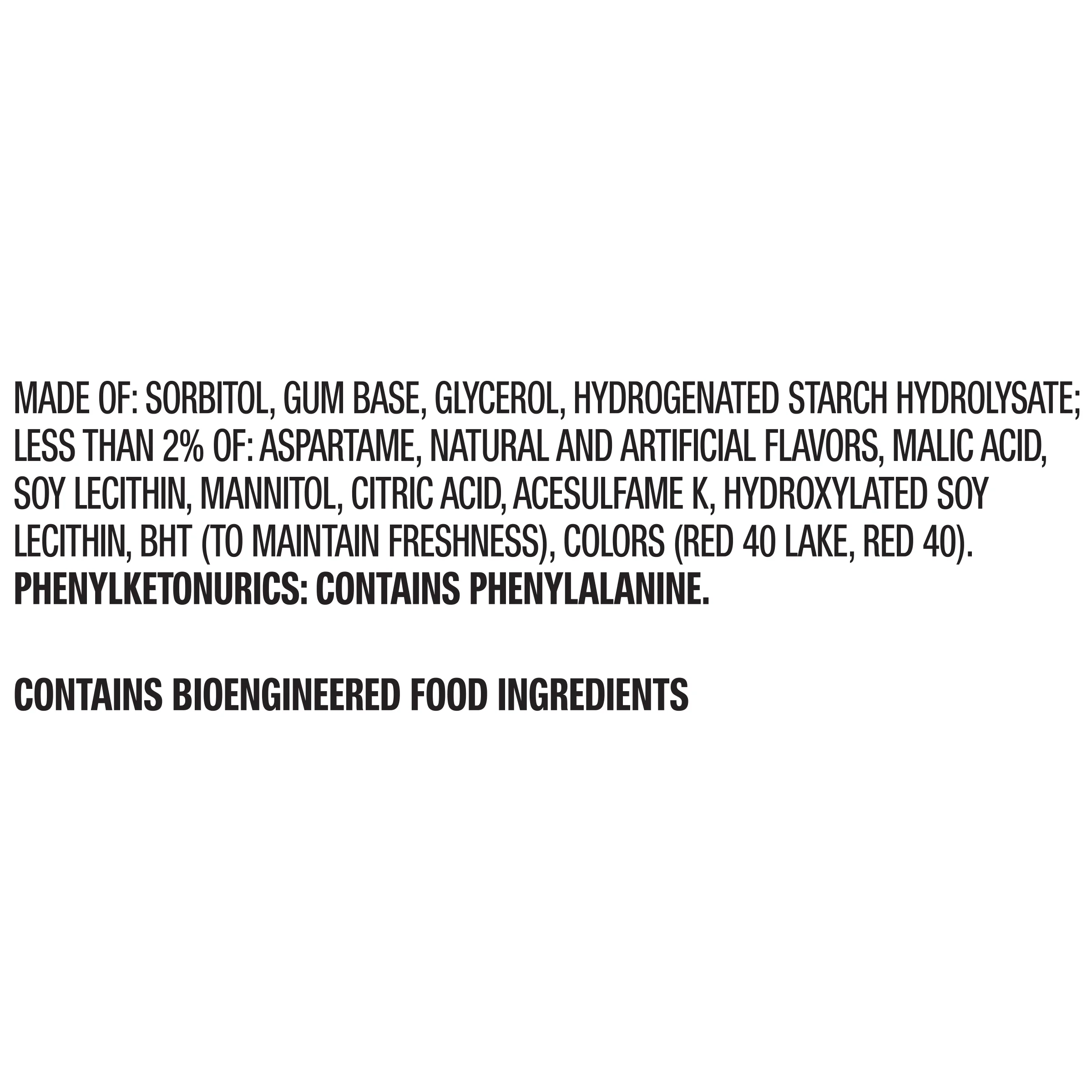 Extra Sweet Watermelon Sugar Free Bulk Chewing Gum, 15 Pc, 10 Ct