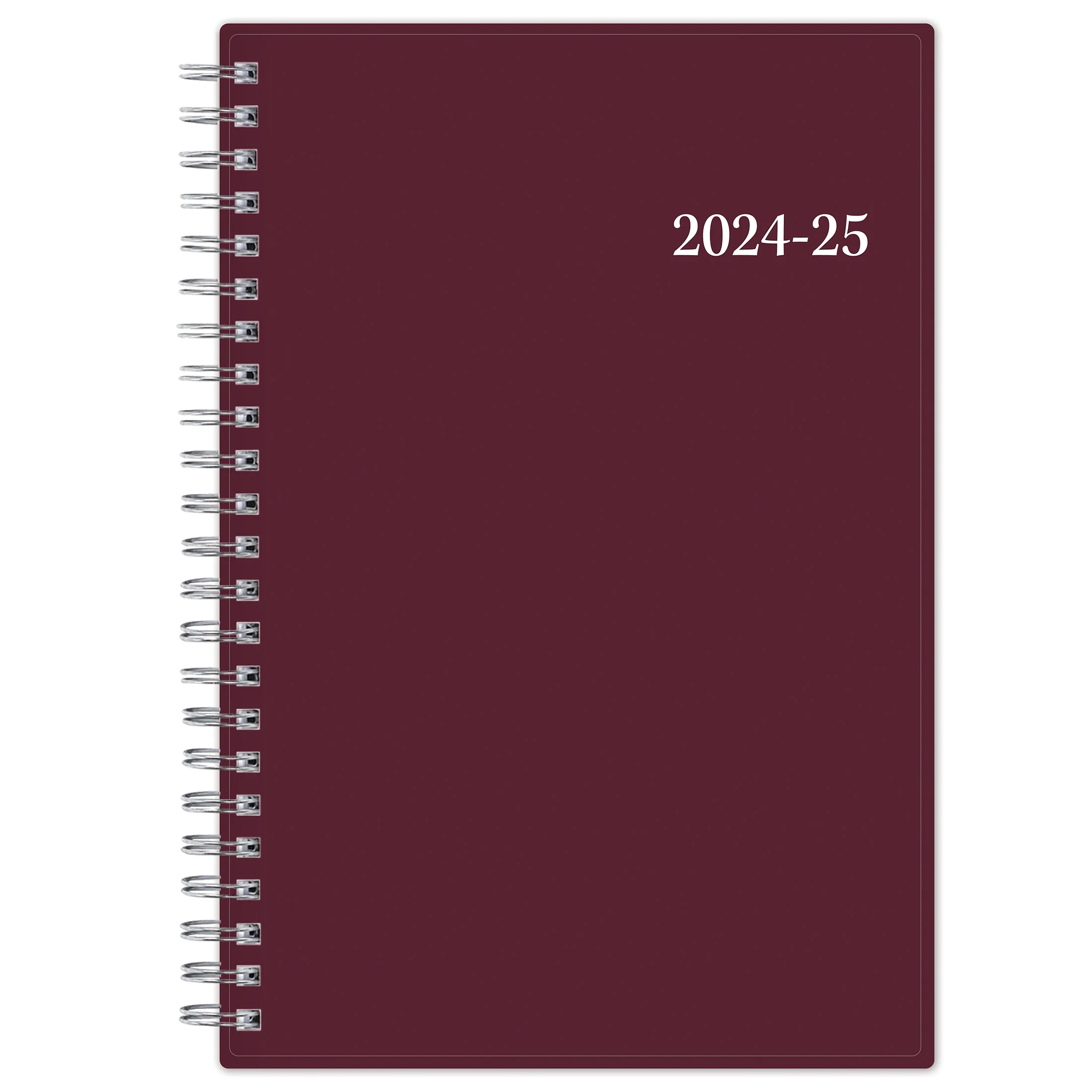 2024-25 Weekly Monthly Planner, 5x8, by Blue Sky, Berry