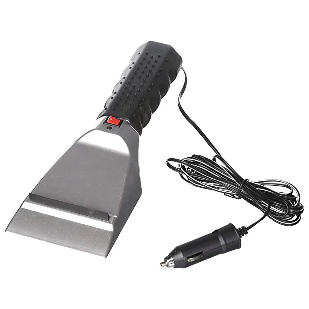 Hawk Importers Heated Ice Scraper Silver One Size