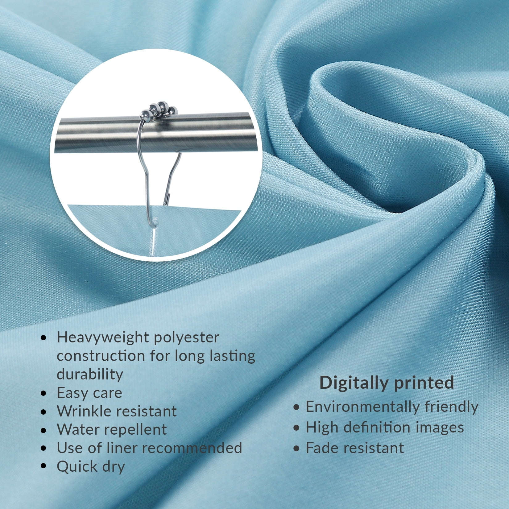 Laural Home Golden Palm Shower Curtain