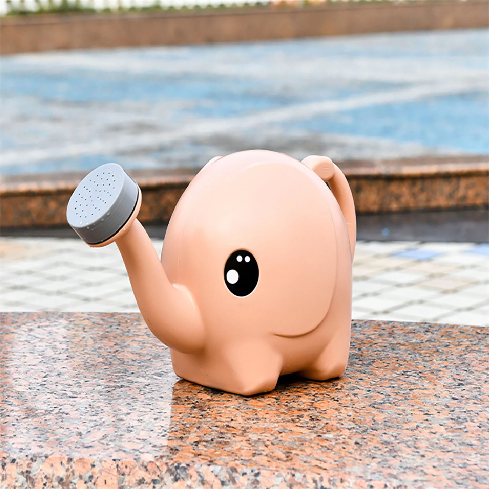 Small Elephant Watering Can Blue Pink Cartoon Children Watering Can 1.5 Liters 2.5 Liters Watering Pot Gardening Tool Shower Utility Tool