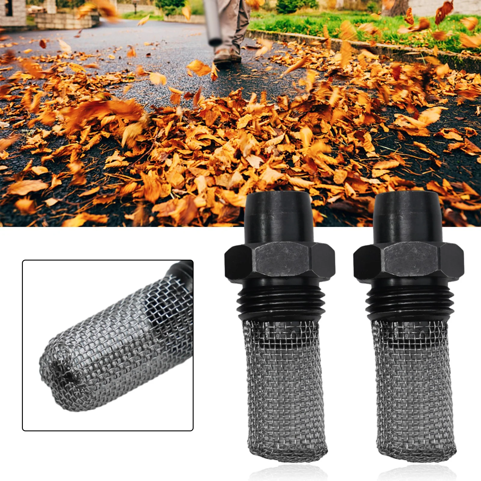 2pcs 4229-140-6905 Muffler Stub for Stihl BG55 BG56 BG85 BG86 BR200 SH85 SH86