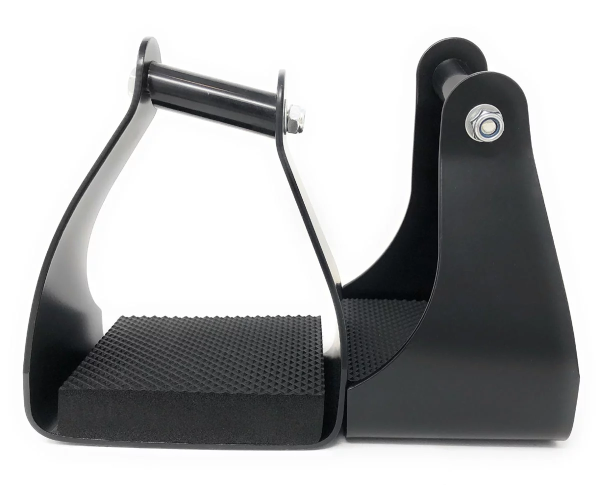 AJ Tack Angled Aluminum Endurance Trail Stirrups 3