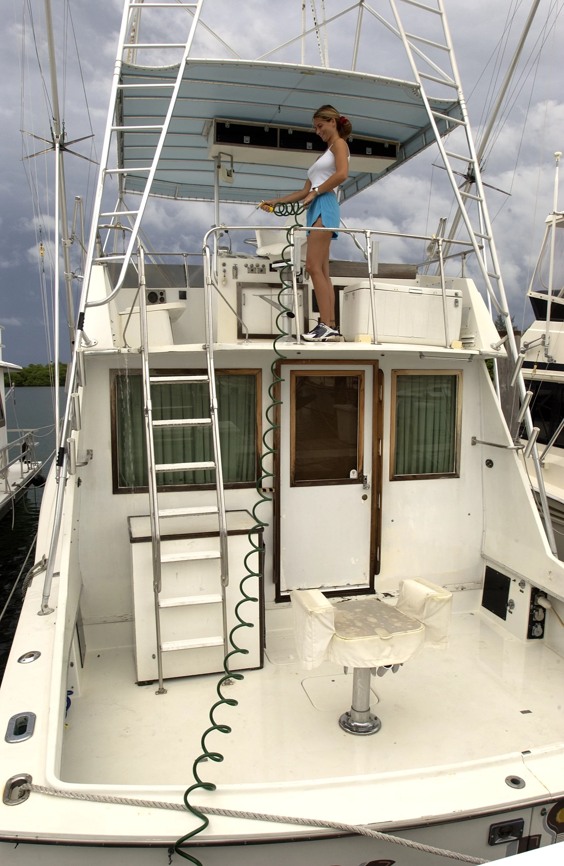 Expert Gardener 50ft Spiral Hose Green