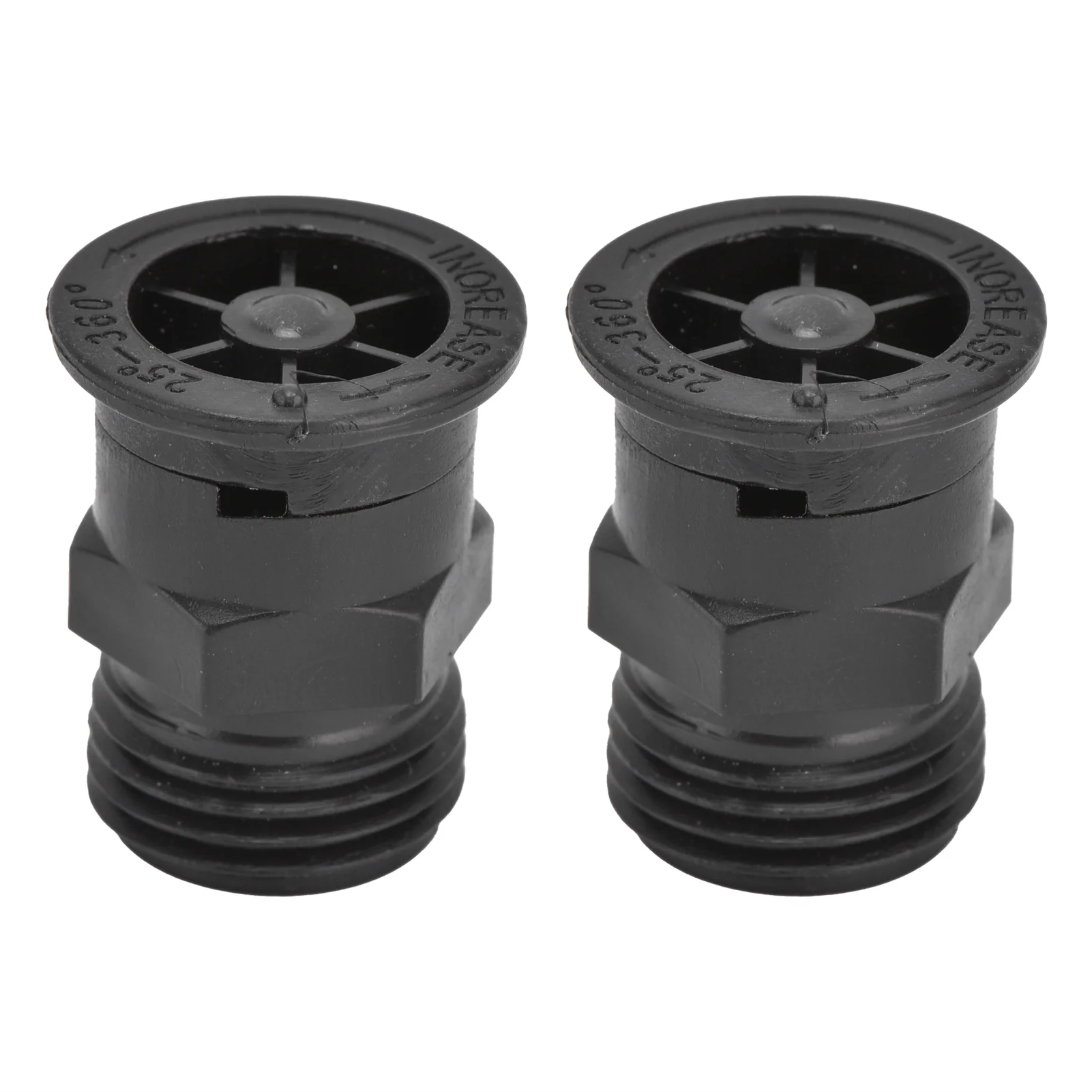 2Pcs Lawn Sprinkler Multipurpose Sprinkler Nozzle G1/2 External Thread Plastic Sprinkler Irrigation Garden Lawn Supplies