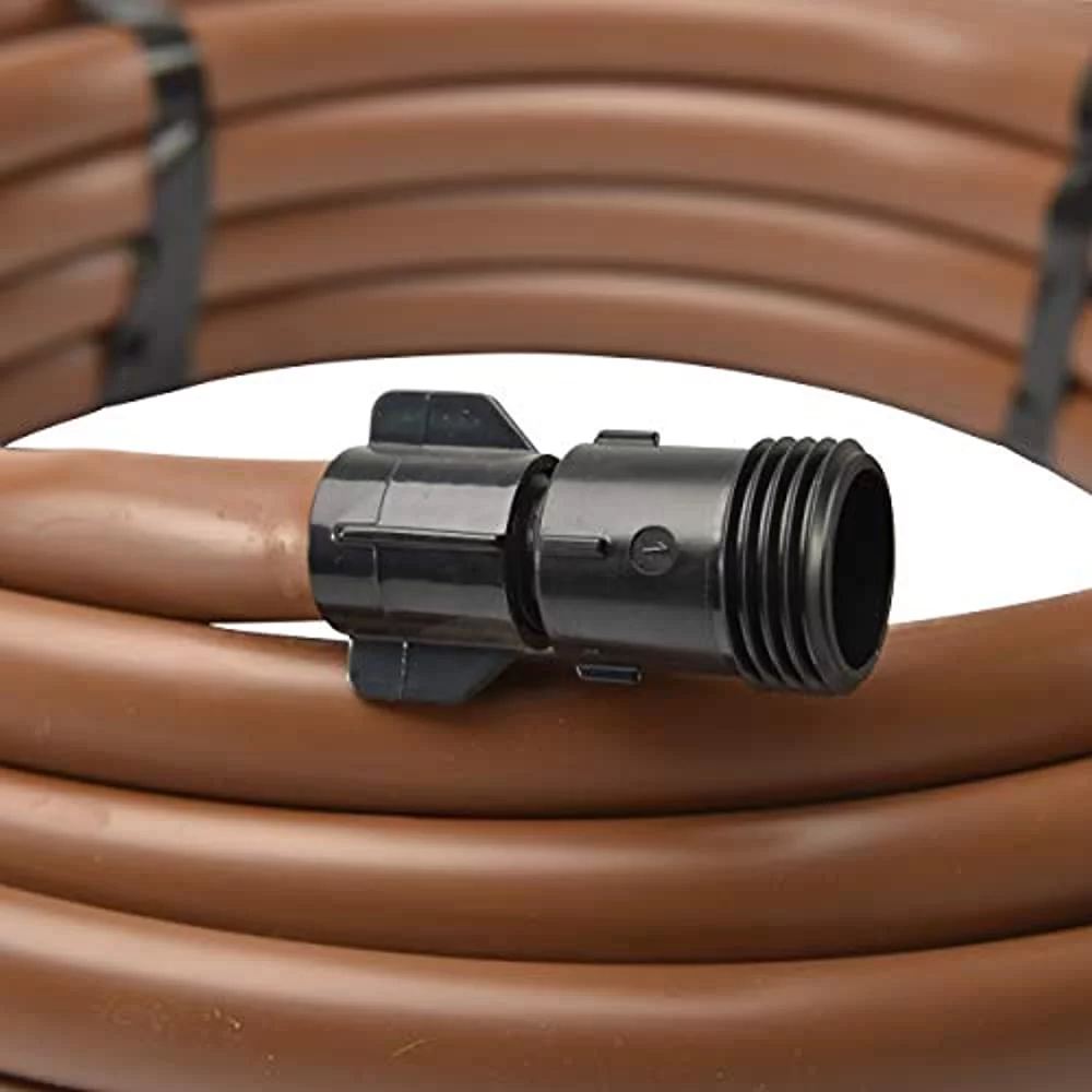 Raindrip 5/8 In. X 50 Ft. Brown Poly Supply Drip Tubing with Fittings SDT50P