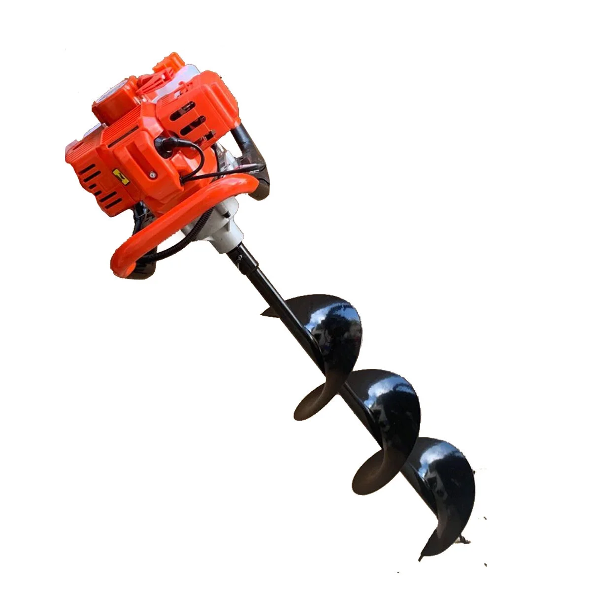 ECUTEE Gas Powered Fence Post Hole Digger 52cc Earth Auger Digger with 8