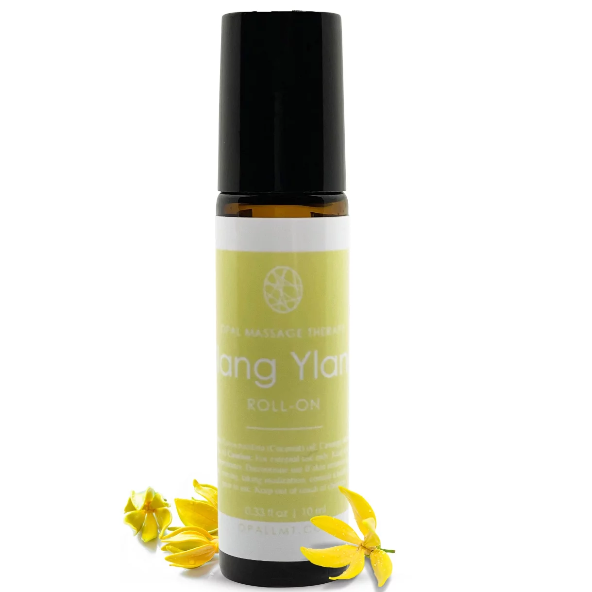 Premium Ylang Ylang Essential Oil Roll On Opal Massage Therapy