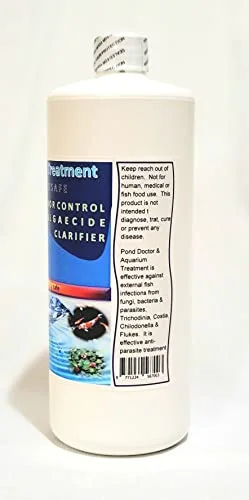 Pond & Aquarium Potassium Permanganate Solution/Clarifier/KOI Fish and Plants Safe/Same Day Ship / 32 OZ