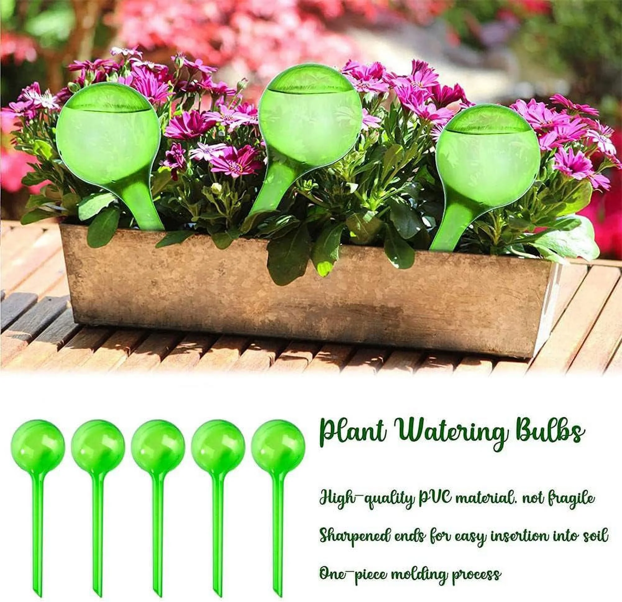 Plant Self-Watering Bulbs,Self Watering Planter Insert,Garden Automatic Watering Drip Irrigation Device,Automatic Irrigation System for Plants Indoor Outdoor