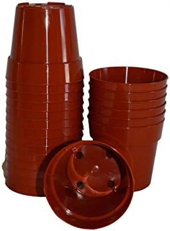 Brown Plastic Greenhouse Pot, Set Of 240