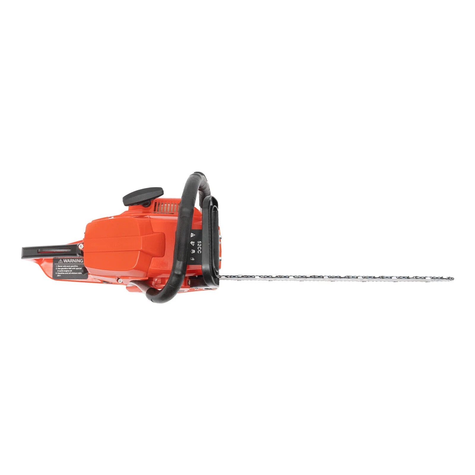 2-Stroke 2.2KW 52cc Gas Powered Chainsaw 20in Handed Petrol Gasoline Chain Saw 10500rpm, Single Cylinder, Air-Cooled