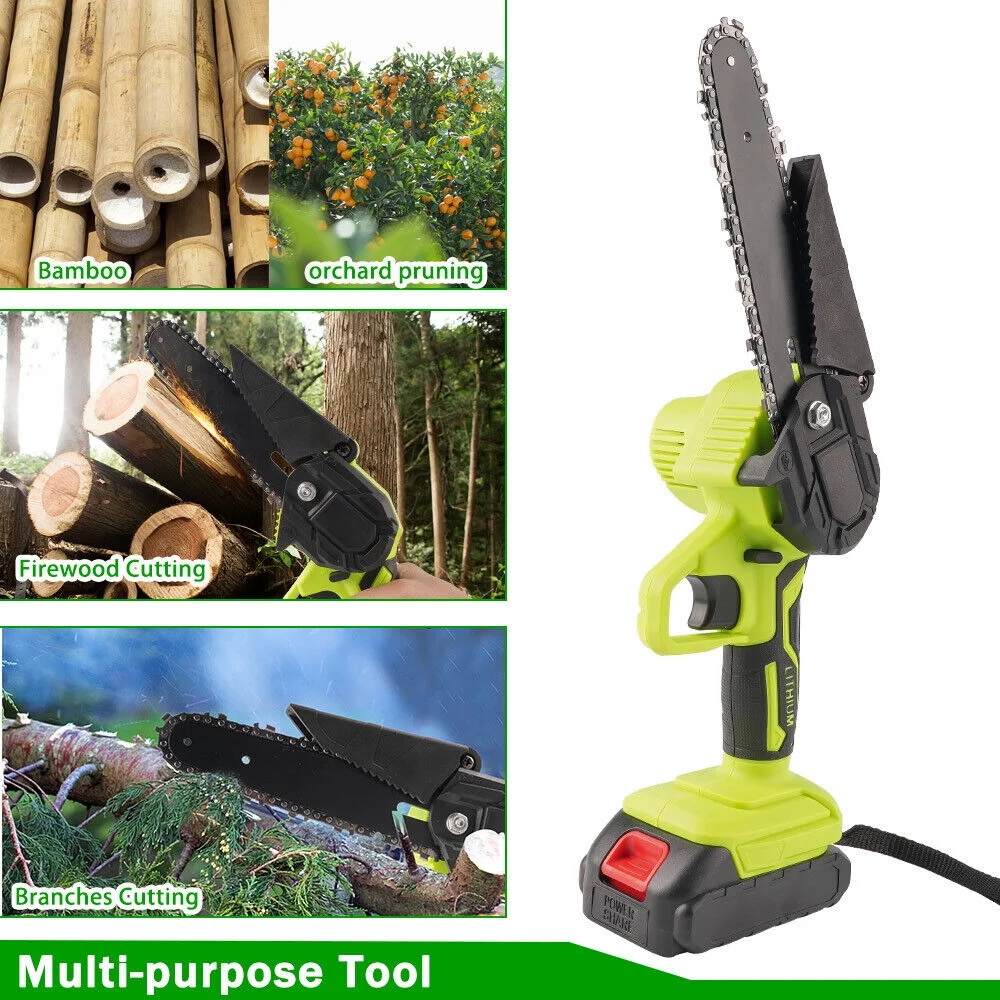 6in Mini Handheld Electric Chainsaw 6