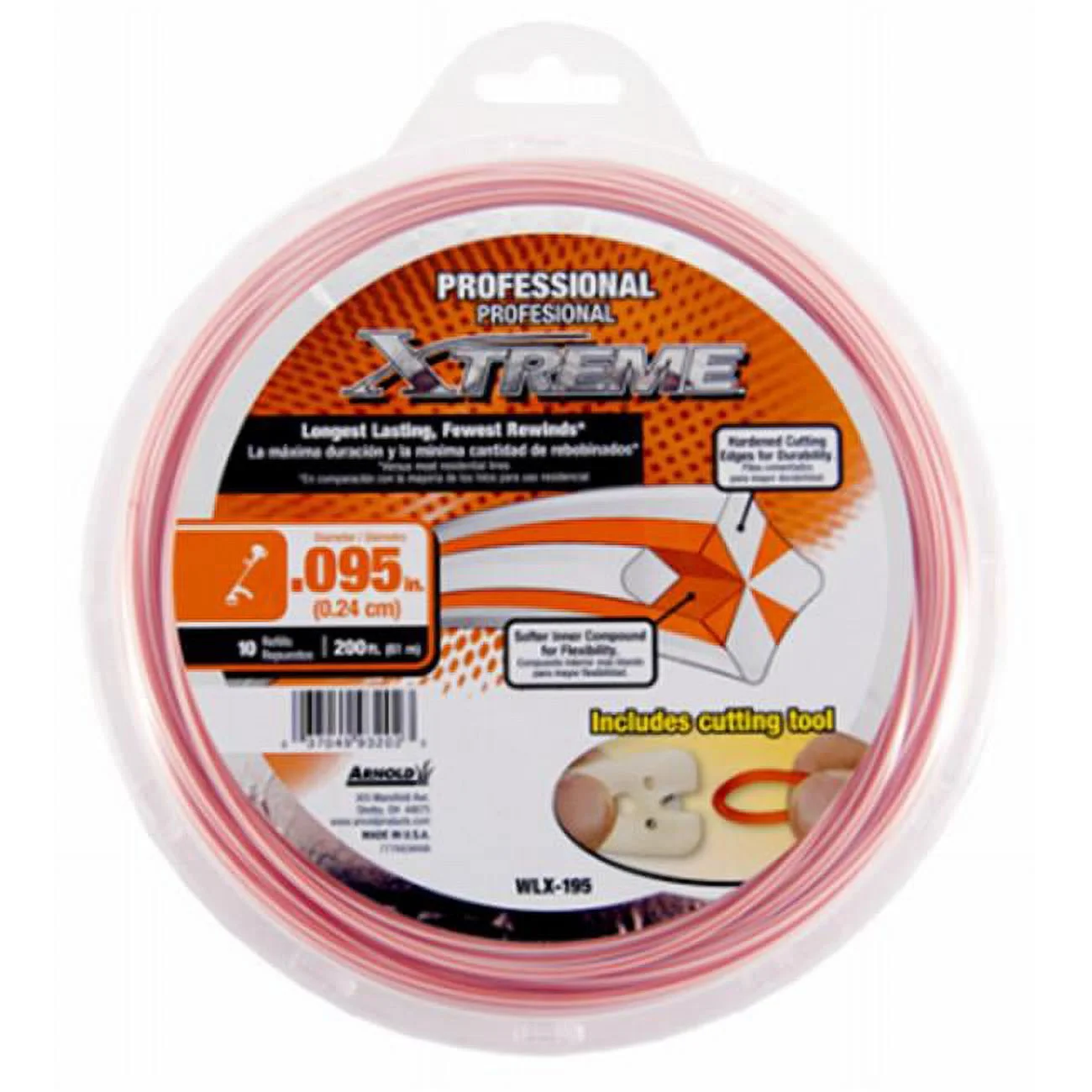Arnold  200 ft. x 0.09 in. Twisted Trimmer Line