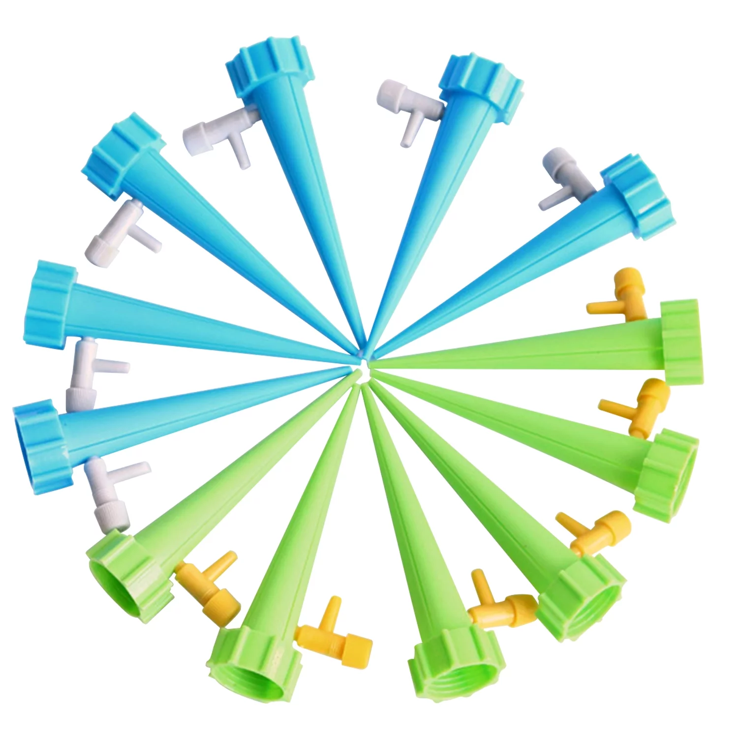 Aibecy 12 Pcs Automatic Plant Waterer Potted Flower Self Watering Devices Slow Release Bottle Irrigation Stake for Indoor Plants