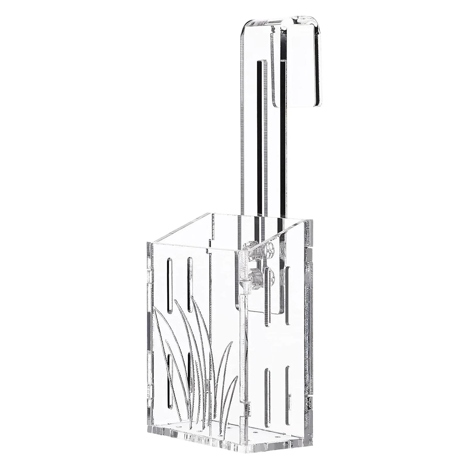 FITYLE Aquarium Plant Cup Accessories Acrylic Plants Cultivation Pot Landscape Tiny Clear Aquatic Plant Pot Plant Holder Decorations