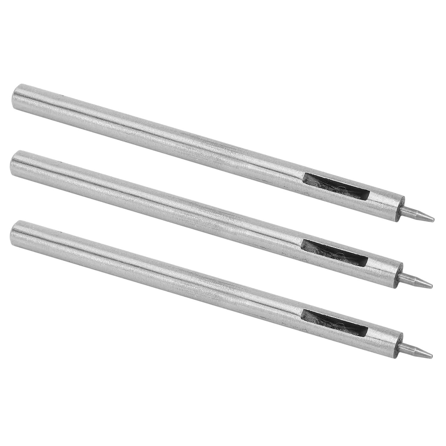 Belt Punching Tool  3Pcs Alloy Steel Hole  Cutter Leather Working Tools for Plastics Round Hollow Hole  Cutter Tool  Hand Tool Hole  (1mm)