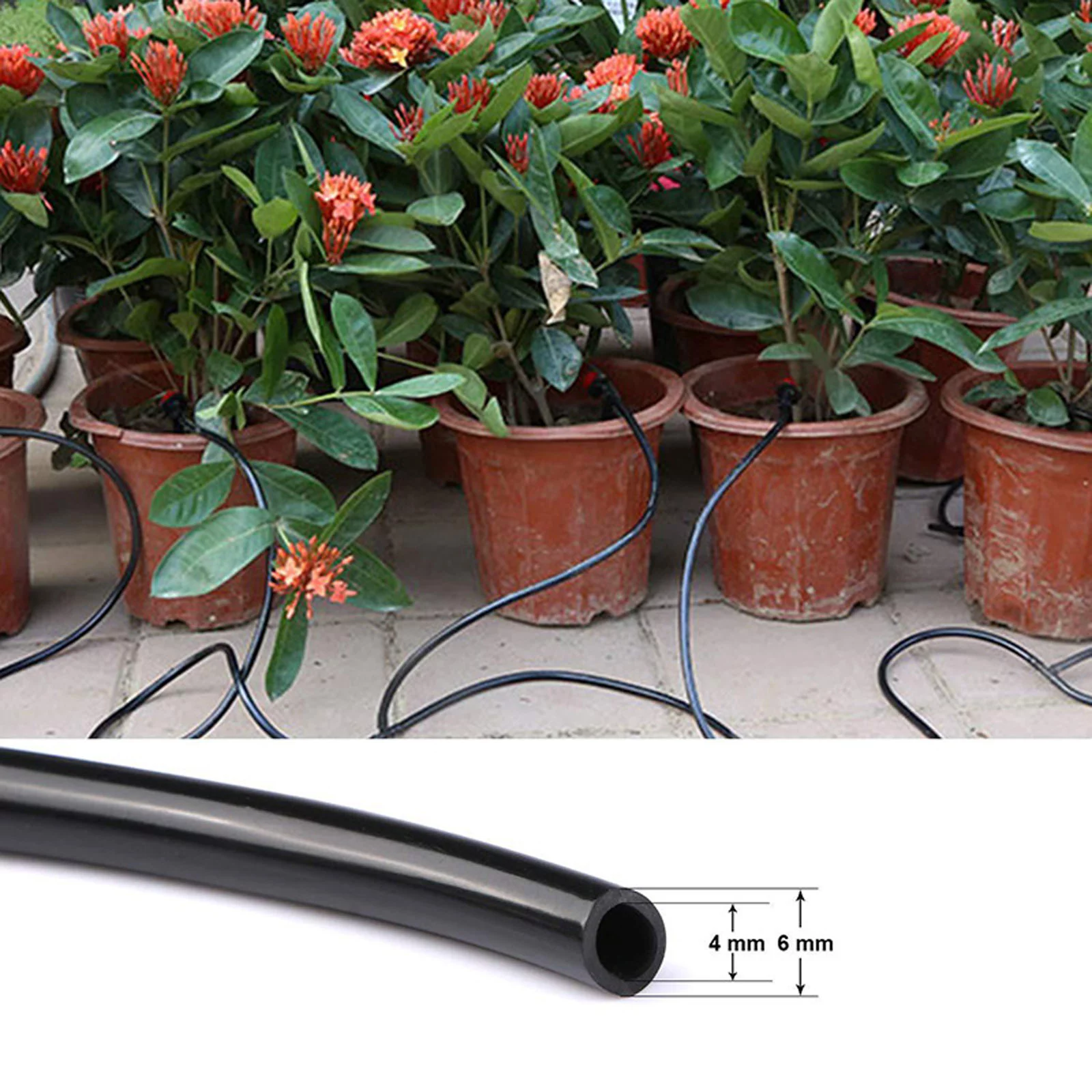 Irrigation System Kit Kit Garden Timer Tubing Hose Watering Kits