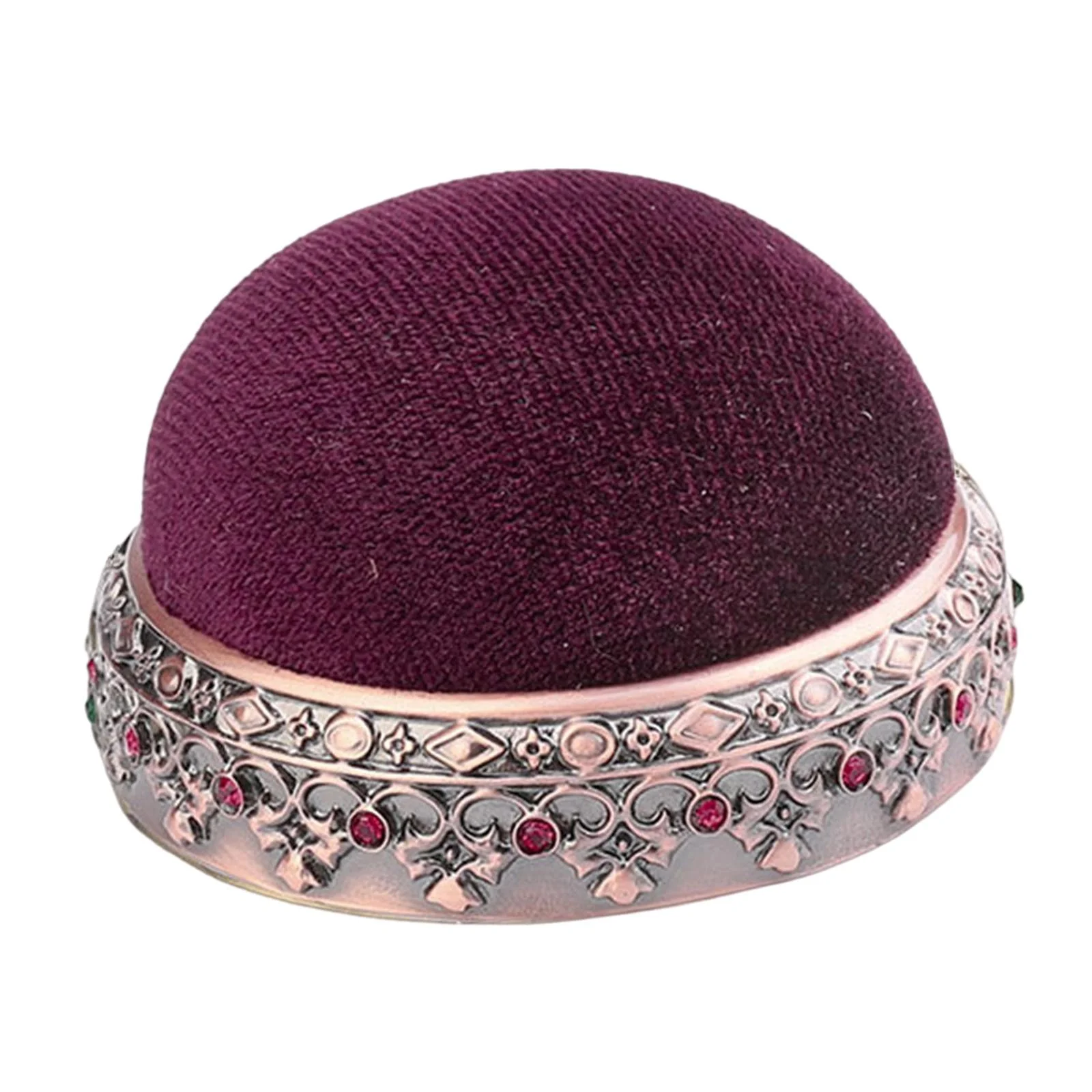 Round Sewing work Pin Cushion Retro DIY Handcraft Tool Pin Cushion Pillow Pin Cushion for Sewing Notions , B 5cm