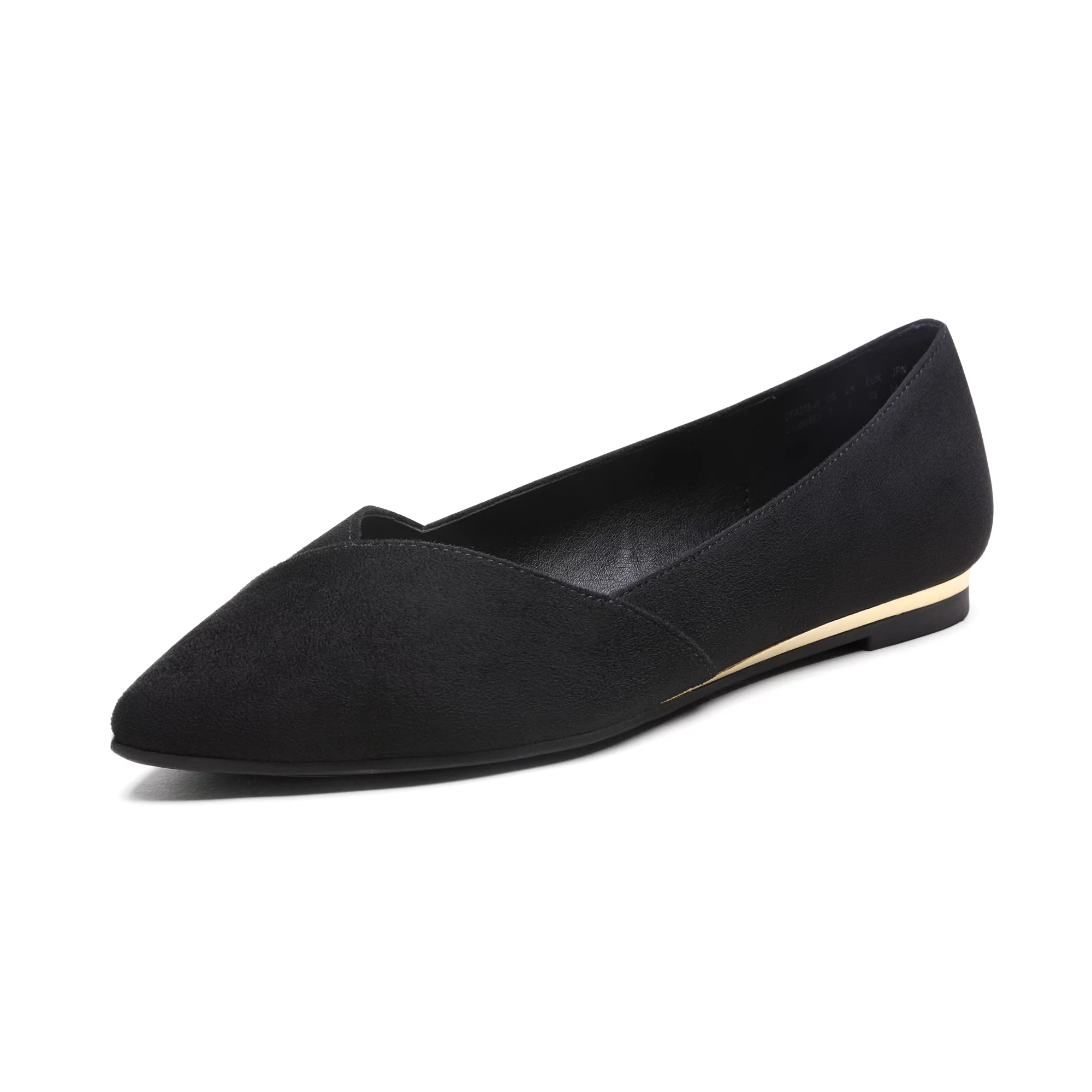 Dream Pairs Women's Elegant Pointed Toe Slip-on Flats Ballet Comfort Soft Flat Shoes DFA218-W