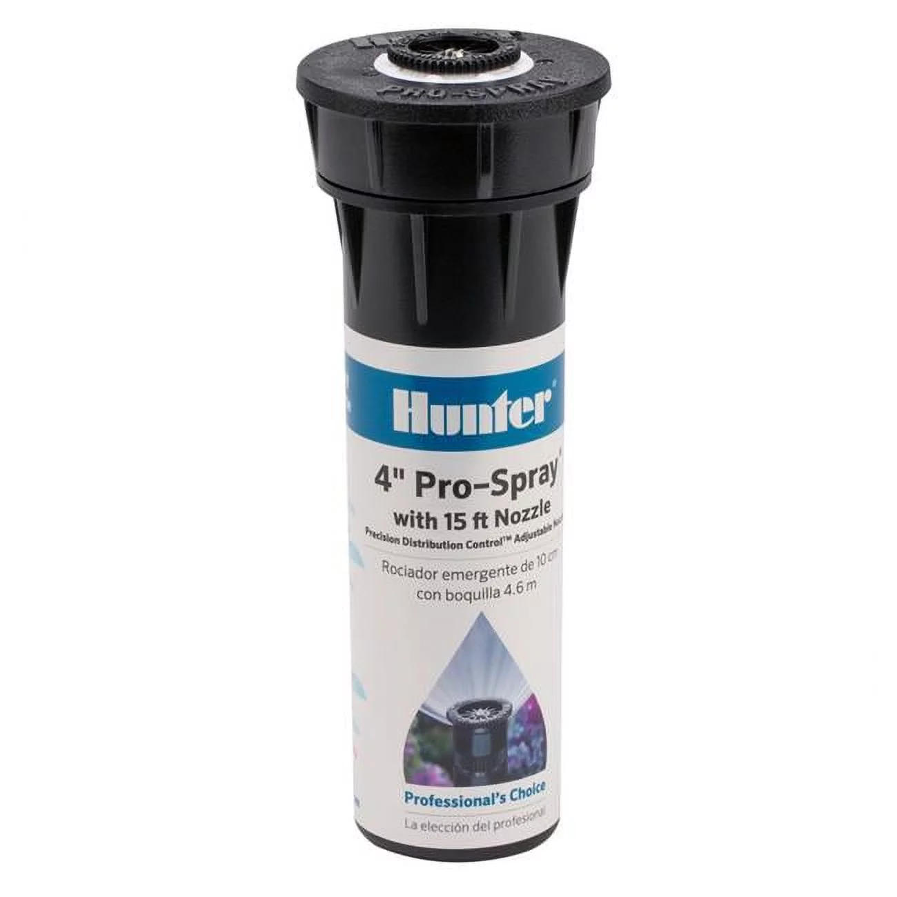 Hunter PROS0415A Pro-Spray Pop-Up Sprinkler, Black