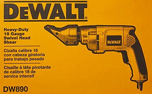Shear Hd Swvl Crdd 5A 470W 8In Dewalt Power Shear/Siding Shear DW890