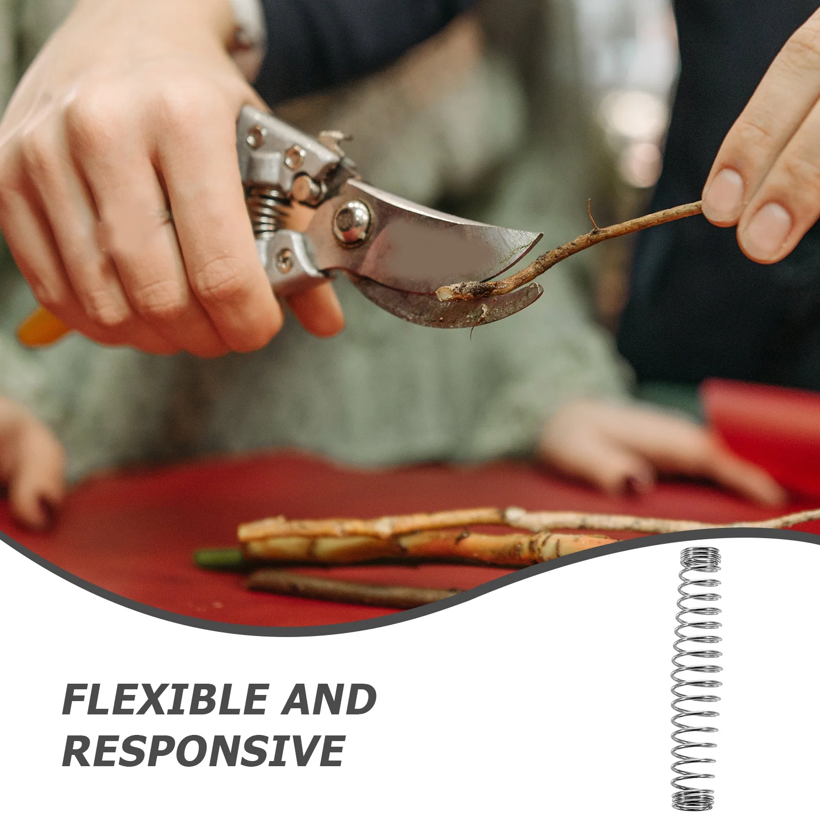 Pruner Spring Replacement Handheld Pruners Springs 3 Pcs Garden Shears Pruning Stainless Steel Parts