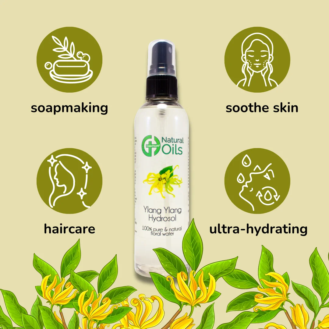 Ylang Ylang Hydrosol - 16 fl oz - White Plastic Jug w/ Cap