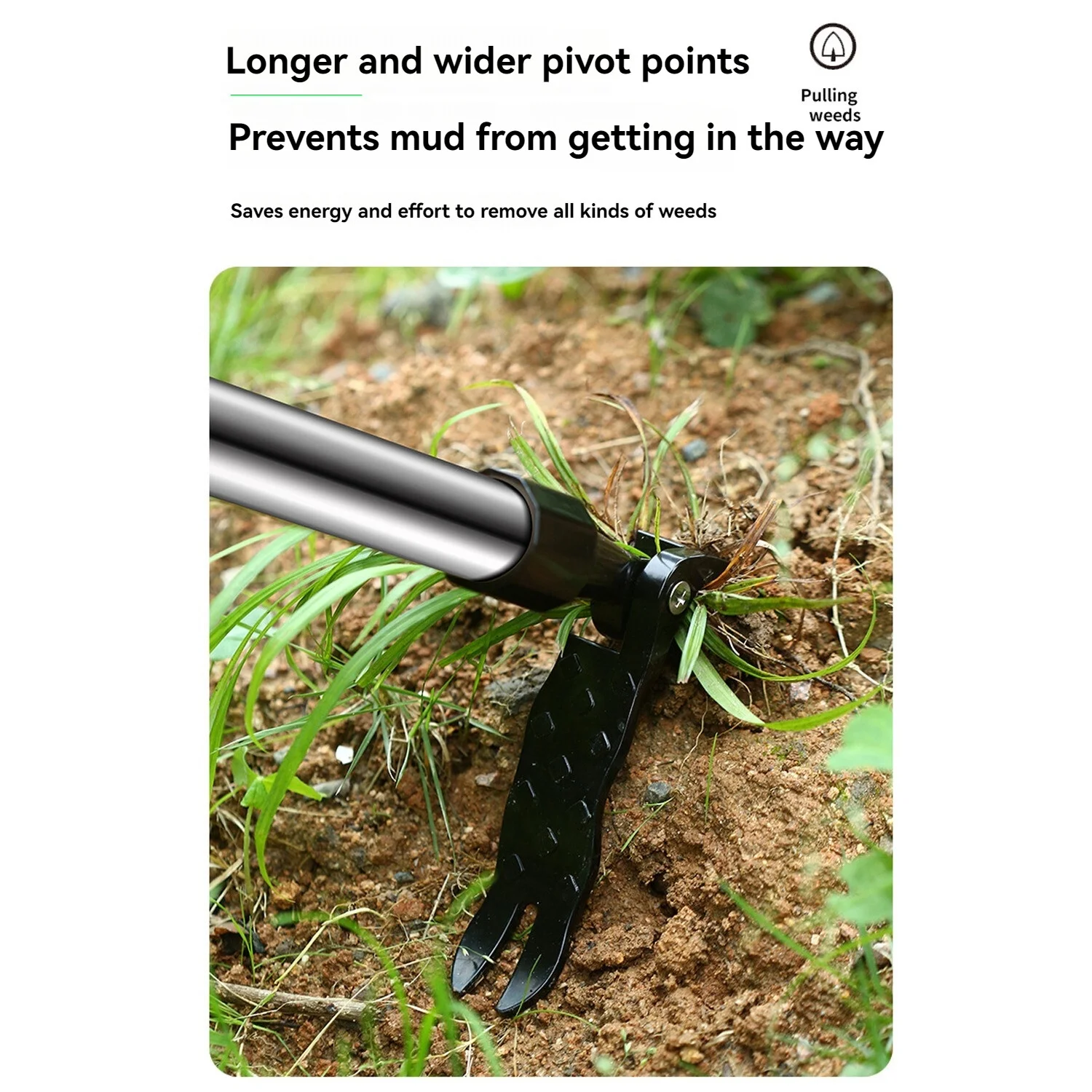 Weed puller Standing weeder Manual no-bend weeder Weed puller (without handle)