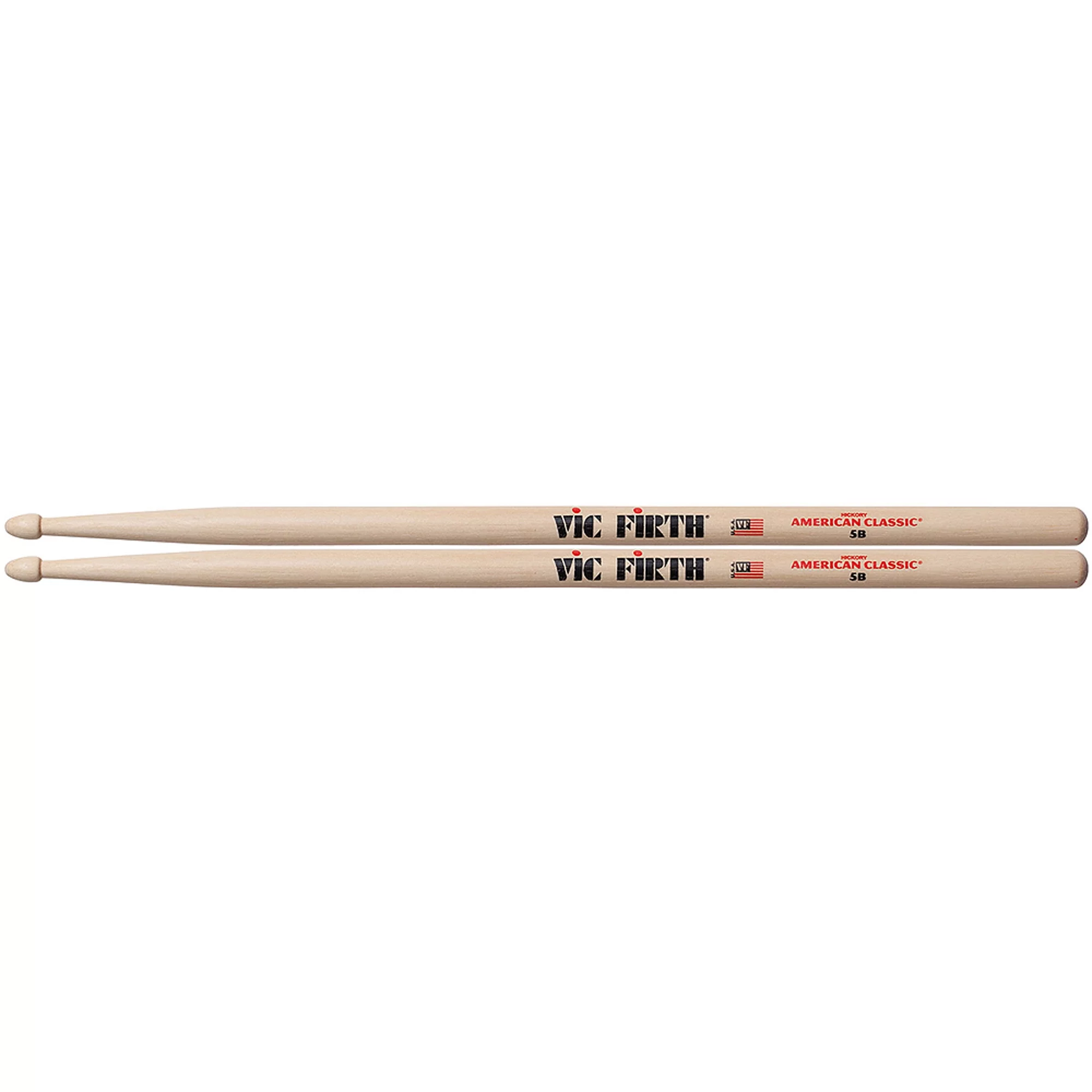 Vic Firth American Classic 5B Wood Tip Hickory Drumsticks