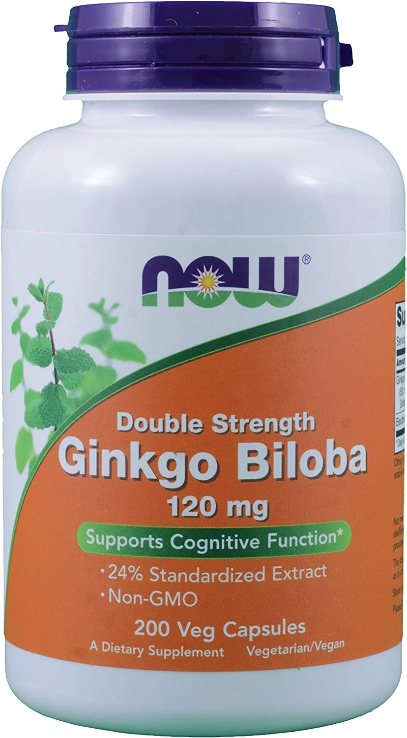Ginkgo Biloba 120mg 200 VegiCaps (Pack of 2)