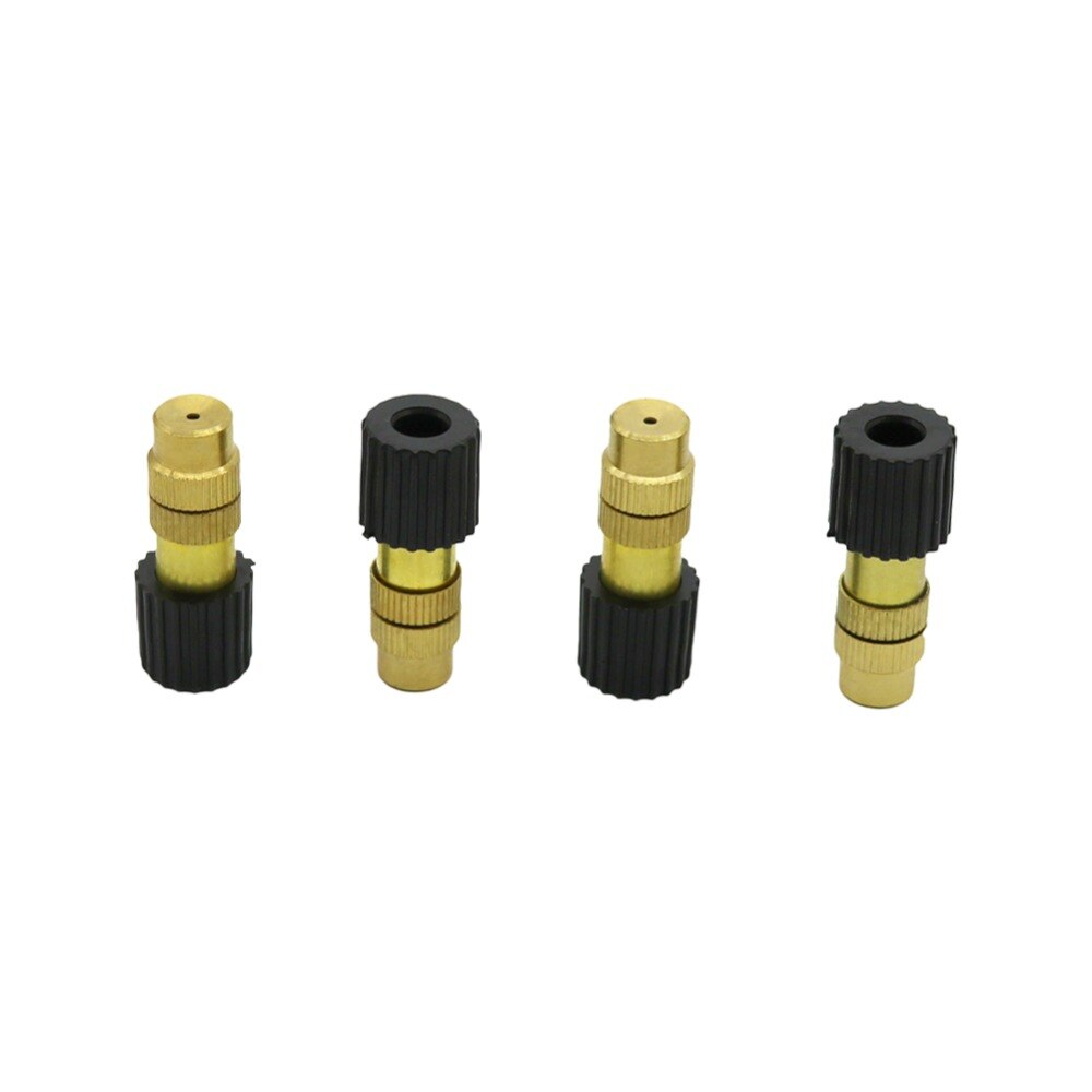 Brass Nozzle Cooling Watering Garden Drip Irrigation Spray Cooling System Plant Watering Sprinkler Garden sprayer 50 Pcs
