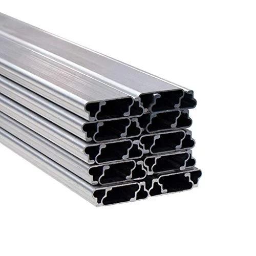 Jiggly Greenhouse Aluminum Channel | Lock U-Channel | Greenhouse Lock Channel | (6.5 ft.) Pack of 20