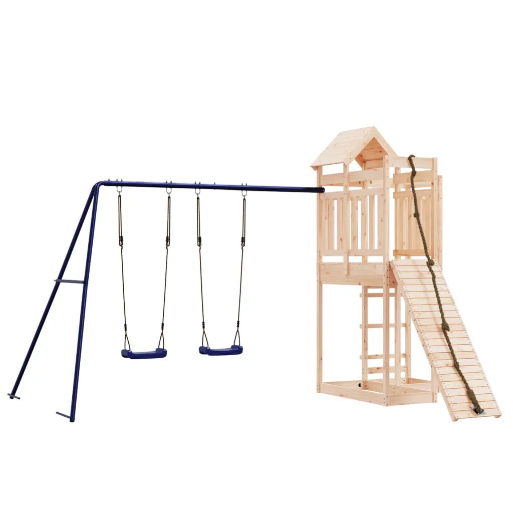 Dcenta Playset Solid Wood Pine