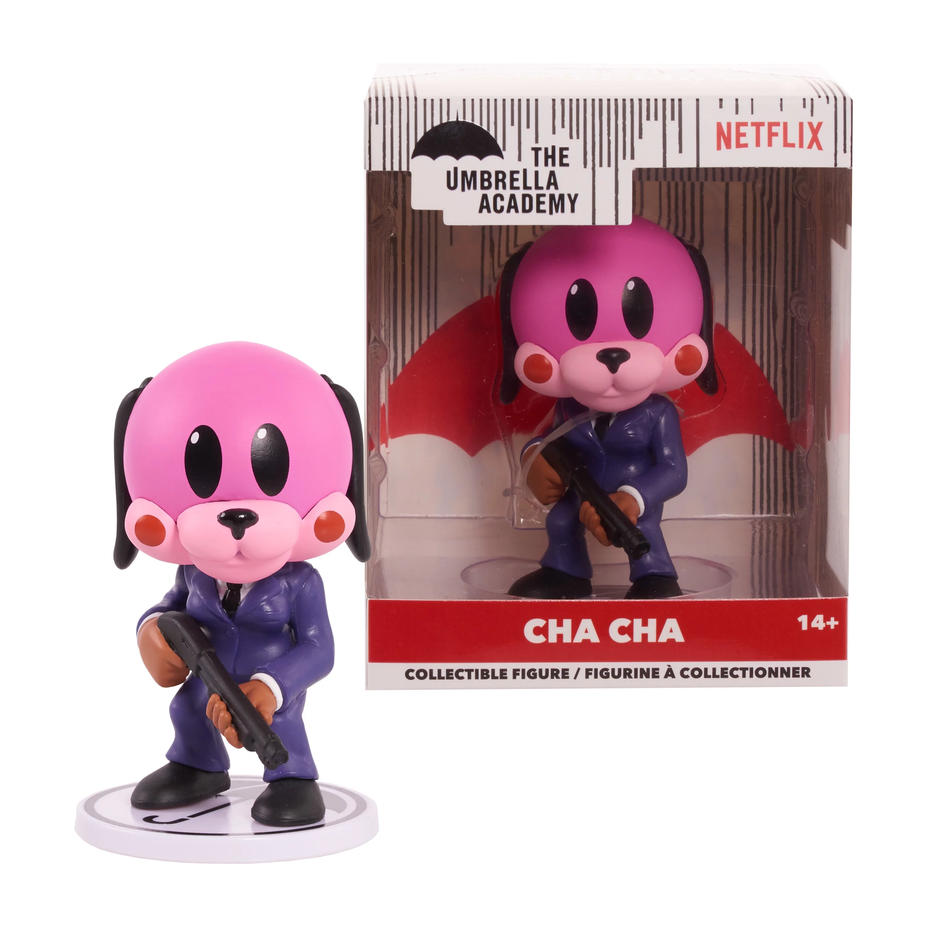 The Umbrella Academy 3” Stylized Collectible Figure, Cha Cha,  Kids Toys for Ages 14 Up, Gifts and Presents