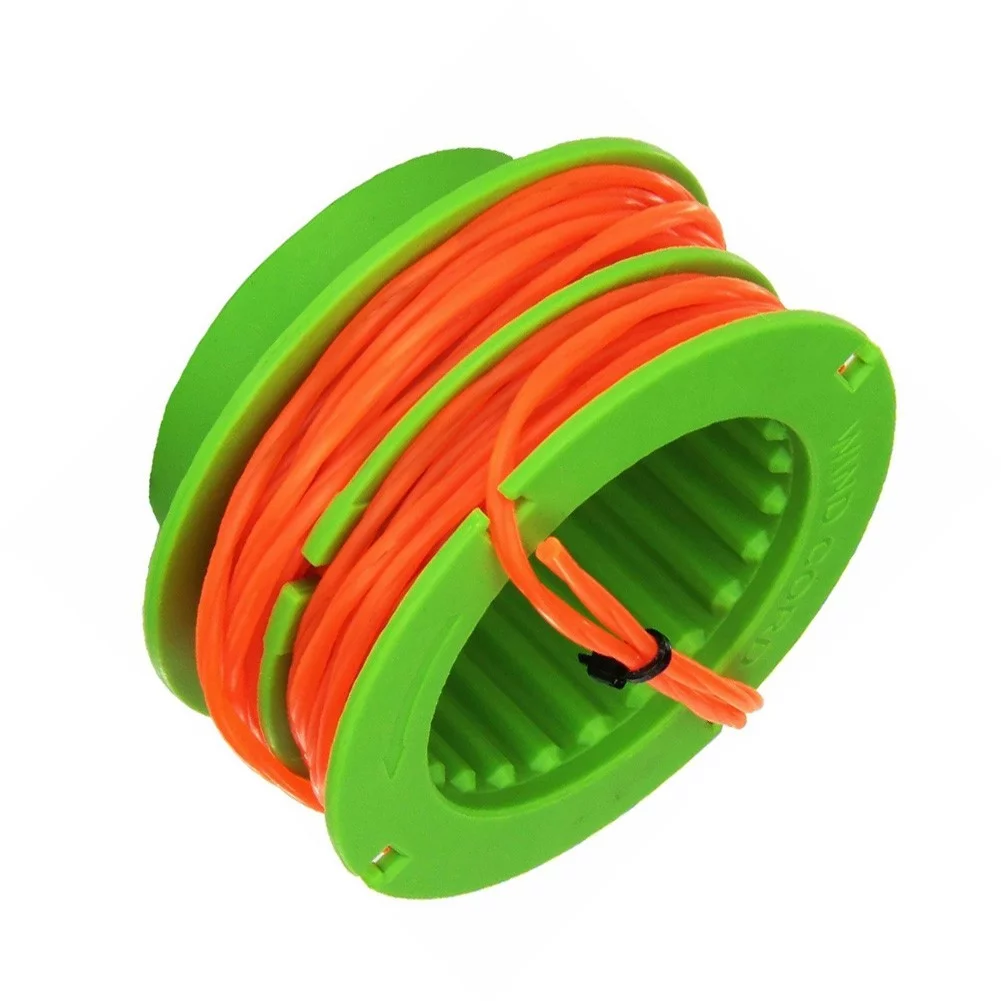 10Pcs AS1300 String Trimmer Spool for EGO 15-Inch ST1500E BC1500E,Pre-Wound Weed Eater Spool,Auto Feed Dual Twist Line 0.095