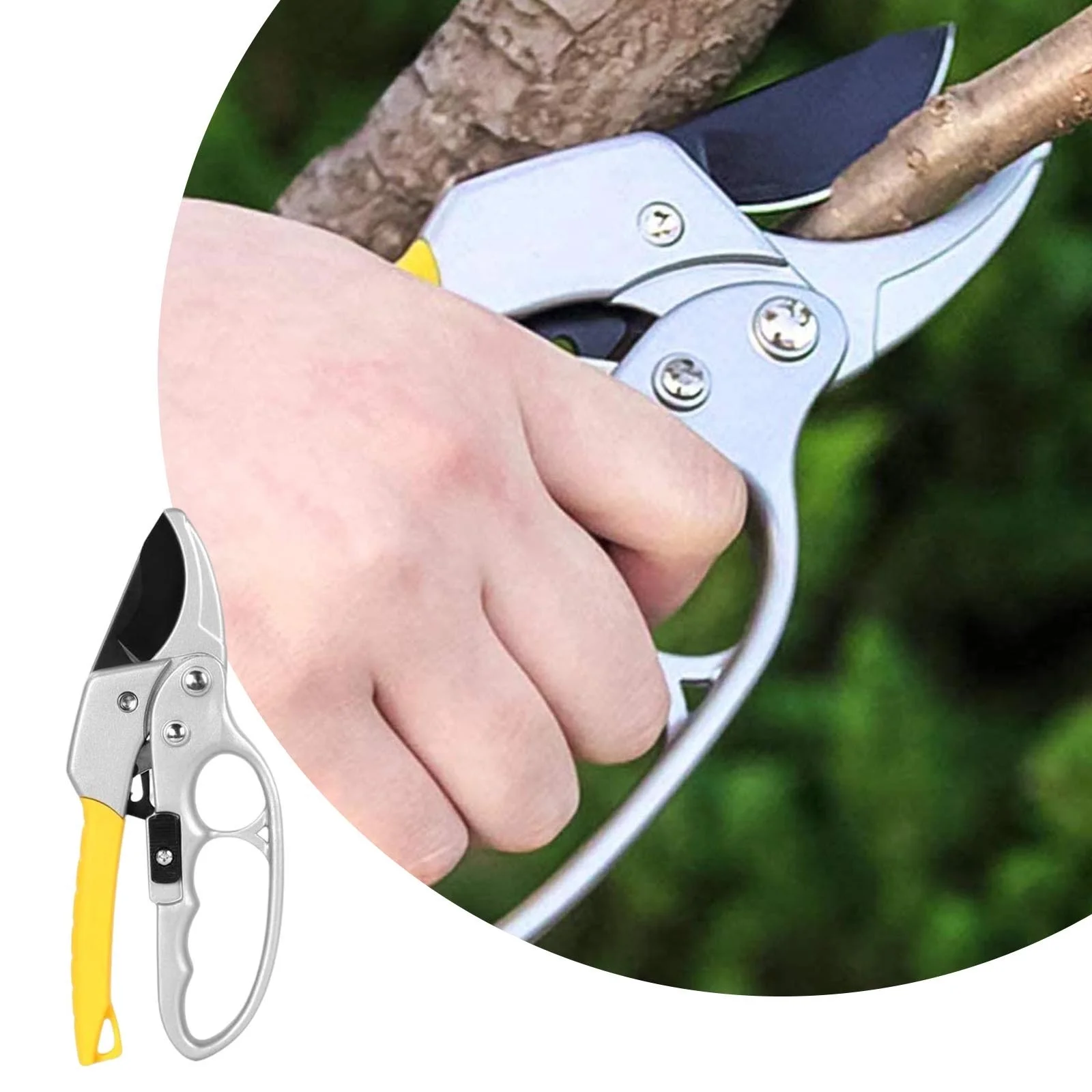 Pruning Shears For Gardening Heavy Duty Hand Pruners Bypass Shears Cutter Sharp Tree Trimmers Scissors Garden Snips Gardening Tools For Flower Yard
