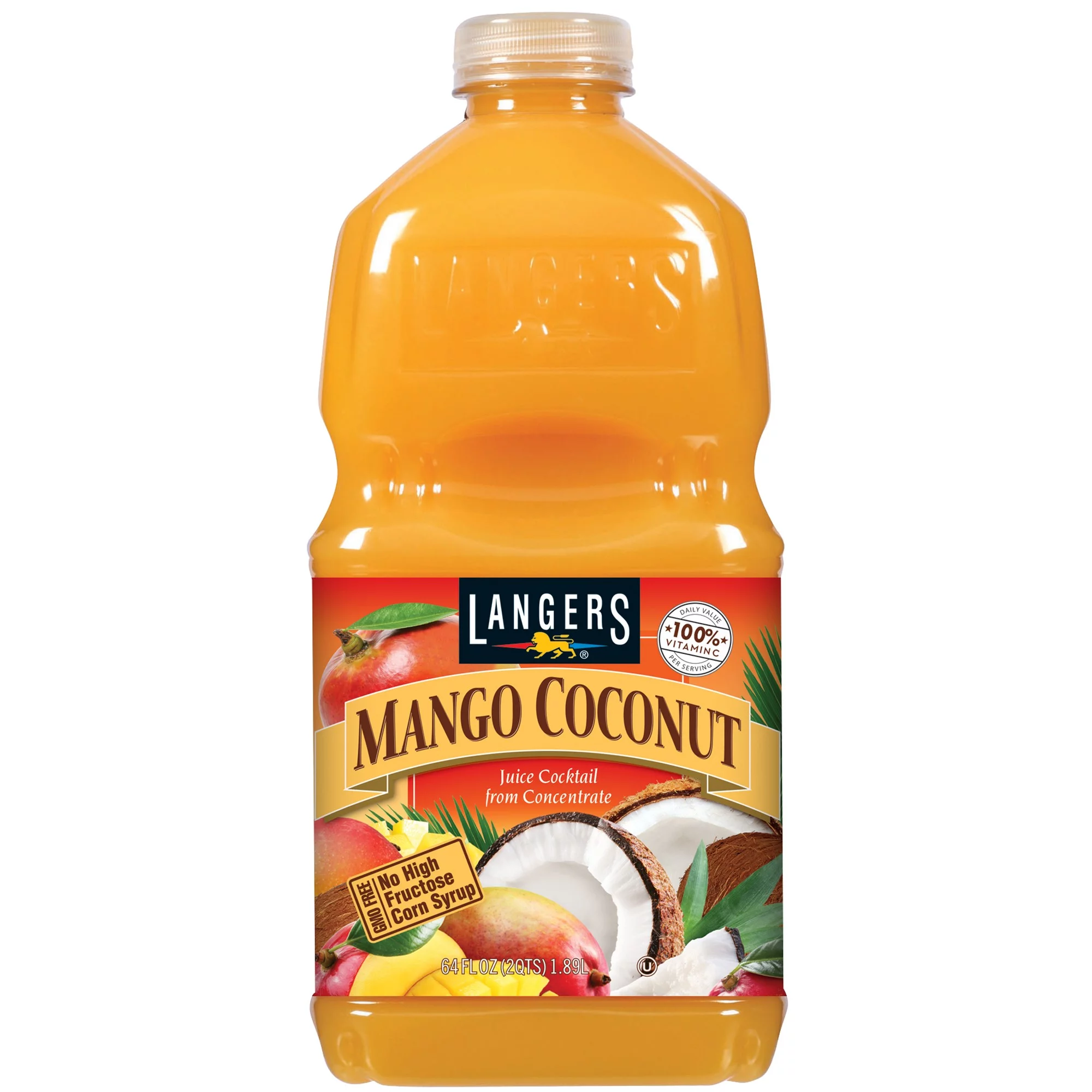 Langers Juice, Mango Coconut Nectar, 64 Fl Oz, 1 Count