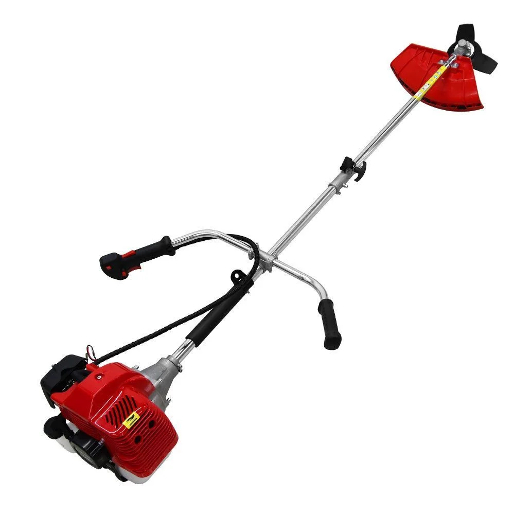 Straight Shaft String Gas Trimmer 2 Stroke 52 CC Weed Grass Eater Brush Cutter