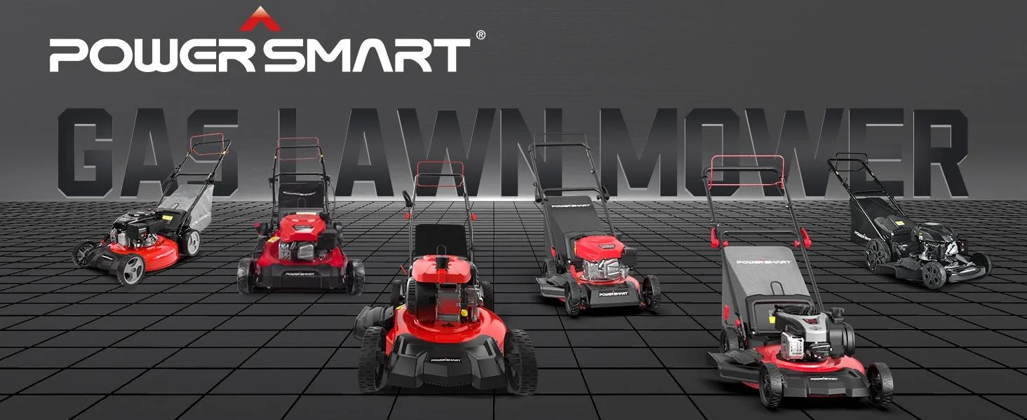 PowerSmart Self-Propelled Gas Powered 22 inches 3-in-1 Lawn Mower with 140cc B&S Engine