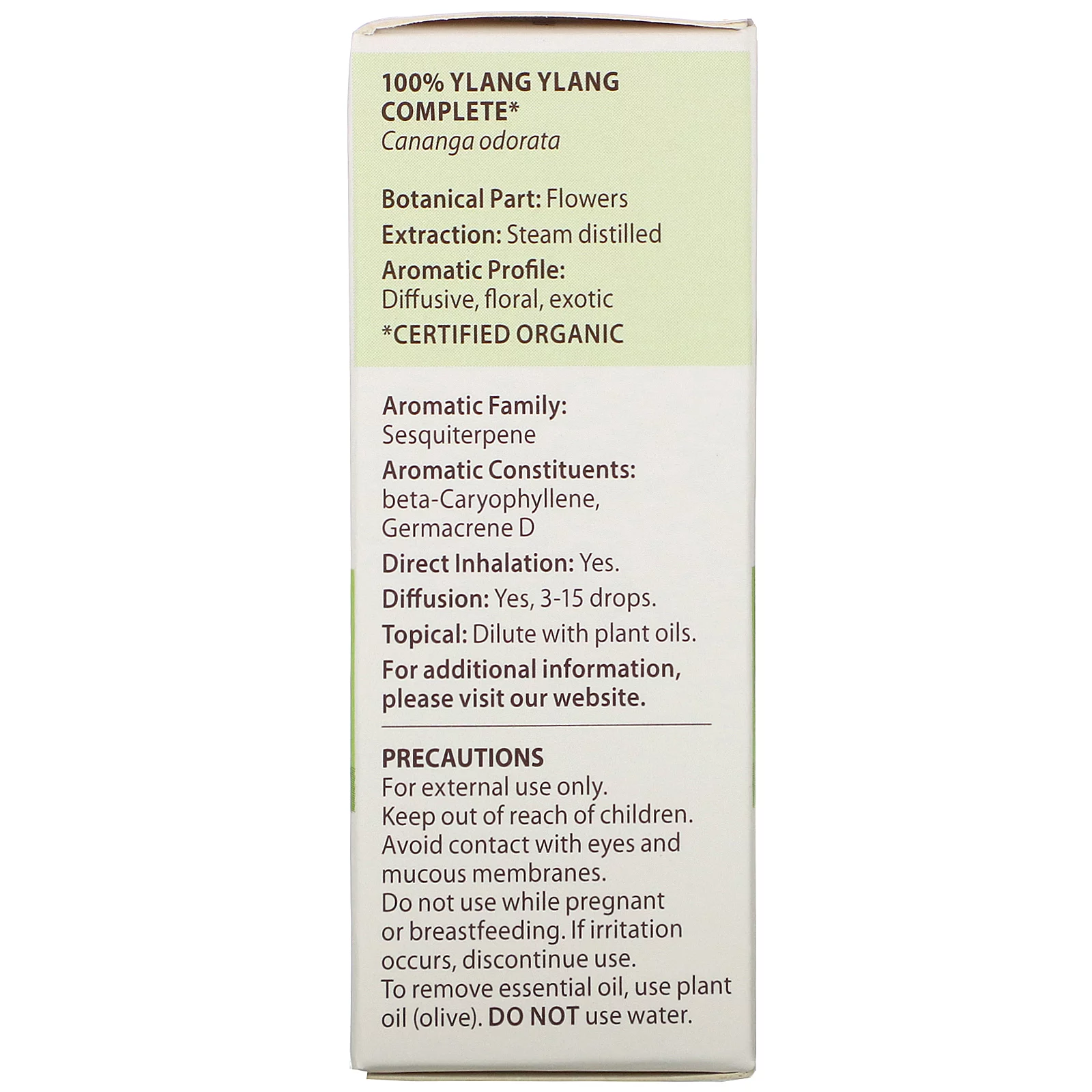 Pranarom Essential Oil, Ylang Ylang Complete, .17 fl oz (5 ml)